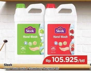 Promo Harga SLEEK Hand Wash Antibacterial 4000 ml - TIP TOP