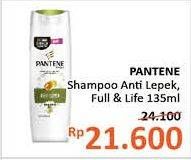 Promo Harga PANTENE Shampoo Anti Lepek, Fullness Life 135 ml - Alfamidi