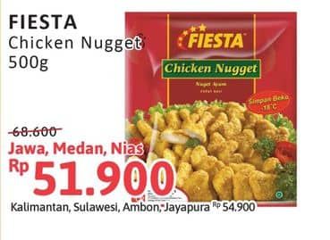 Promo Harga Fiesta Naget Chicken Nugget 500 gr - Alfamidi