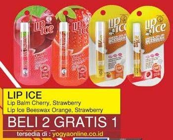 Promo Harga Lip Balm Cherry/Strawberry / Lip Ice Beeswax Orange/Strawberry  - Yogya