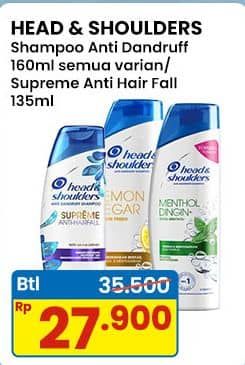 Promo Harga Head & Shoulders Shampoo  - Indomaret