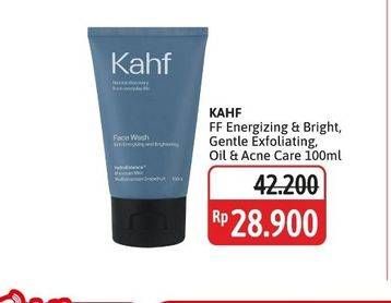 Promo Harga Kahf Face Wash Skin Energizing And Brightening, Gentle Exfoliating, Oil And Acne Care 100 ml - Alfamidi