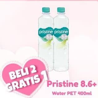 Promo Harga Pristine 8 Air Mineral 400 ml - Alfamart