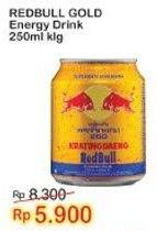 Promo Harga RED BULL Energy Drink Gold 250 ml - Indomaret