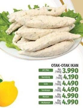 Promo Harga Otak-otak Ikan per 100 gr - LotteMart