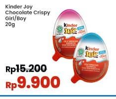 Promo Harga Kinder Joy Chocolate Crispy Girls, Boys 20 gr - Indomaret