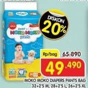 Promo Harga Genki Moko Moko Pants XL26+2, M32+2, L28+2 28 pcs - Superindo