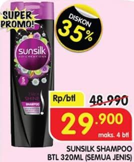Promo Harga Sunsilk Shampoo All Variants 320 ml - Superindo