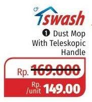 Promo Harga SWASH Dust Mop with Tele Hand  - Lotte Grosir