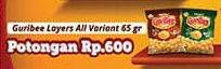 Promo Harga Guribee Layers All Variants 68 gr - Hypermart