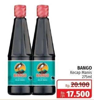 Promo Harga BANGO Kecap Manis 275 ml - Lotte Grosir