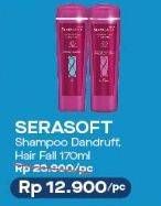 Promo Harga SERASOFT Shampoo Hair Fall Treatment, Dandruff 170 ml - Alfamart