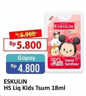 Promo Harga ESKULIN Kids Hand Sanitizer Tsum-Tsum 18 ml - Alfamart