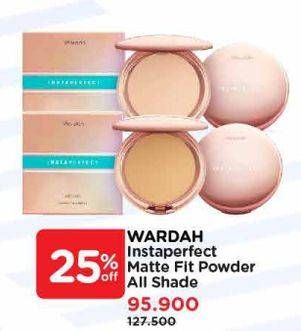 Promo Harga Wardah Instaperfect Matte Fit Powder Foundation All Variants 13 gr - Watsons