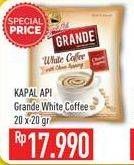 Promo Harga Kapal Api Grande White Coffee per 20 sachet 20 gr - Hypermart