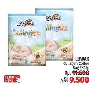Promo Harga Luwak Collagen per 5 pcs 25 gr - LotteMart