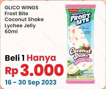 Promo Harga Glico Frostbite Coconut Shake 60 ml - Indomaret