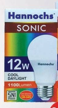 Promo Harga HANNOCHS Sonic LED 12 Watt  - TIP TOP