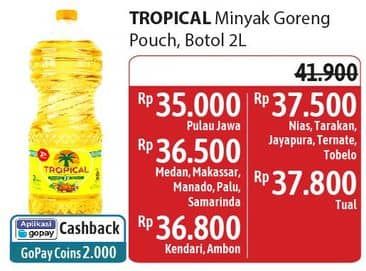 Promo Harga Tropical Minyak Goreng Pouch/Botol  - Alfamidi