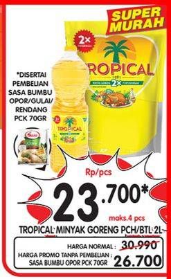 Promo Harga TROPICAL Minyak Goreng 1000 ml - Superindo