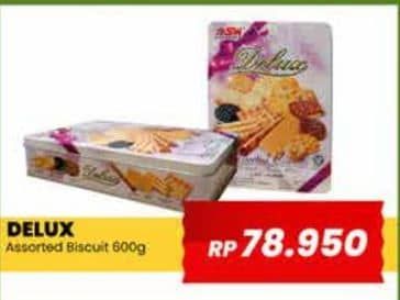 Promo Harga Asia Delux Assorted Biscuit 650 gr - Yogya