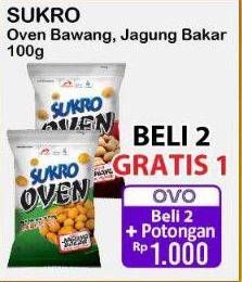 Promo Harga Dua Kelinci Kacang Sukro Oven Rasa Bawang, Oven Rasa Jagung Bakar 100 gr - Alfamart