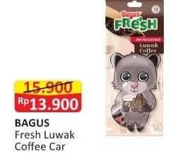 Promo Harga Bagus Fresh Air Freshener Luwak Coffee 10 gr - Alfamart