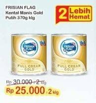 Promo Harga FRISIAN FLAG Susu Kental Manis per 2 kaleng 370 gr - Indomaret