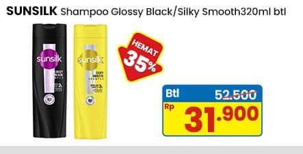 Promo Harga Sunsilk Shampoo Black Shine, Soft Smooth 340 ml - Indomaret
