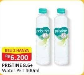 Promo Harga PRISTINE 8 Air Mineral 400 ml - Alfamart