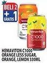 Promo Harga Hemaviton C1000 Less Sugar, Lemon, Orange 330 ml - Hypermart