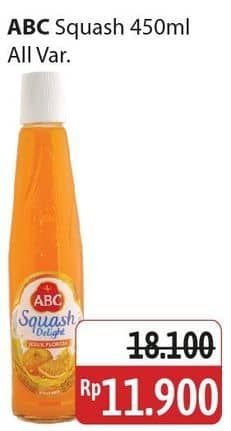 Promo Harga ABC Syrup Squash Delight All Variants 460 ml - Alfamidi