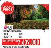 Promo Harga LG 43NANO75TPA LED TV 43"  - Hypermart