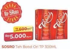 Promo Harga Sosro Teh Botol Original 250 ml - Alfamart