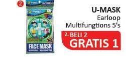 Promo Harga FIT-U-MASK Masker Earloop Multifunction 5 pcs - Alfamidi