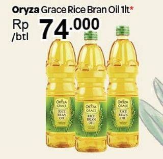 Promo Harga ORYZA Grace Rice Bran Oil 1 ltr - Carrefour