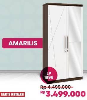 Promo Harga Courts Amarilis Lemari 2 Pintu LP 1996  - COURTS