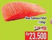 Promo Harga Salmon Fillet per 100 gr - Hypermart