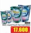 Promo Harga RINSO Detergent Matic Liquid Top Load 800 ml - Hari Hari
