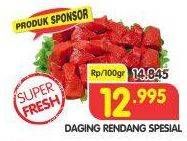 Promo Harga Daging Rendang Sapi Spesial per 100 gr - Superindo