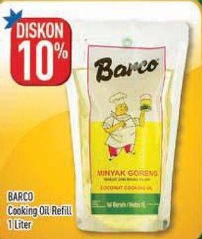 Promo Harga BARCO Minyak Goreng Kelapa 1 ltr - Hypermart