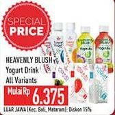 Promo Harga HEAVENLY BLUSH Yoghurt Drink All Variants  - Hypermart