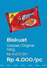 Promo Harga BISKUAT Energi Coklat, Original 140 gr - Alfamidi
