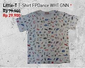Promo Harga LITTLE-T T-Shirt FP Dance WHT GNN  - Carrefour