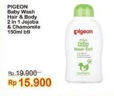 Promo Harga Pigeon Baby Wash 2 in 1 150 ml - Indomaret