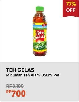 Promo Harga Teh Gelas Tea Original 350 ml - Indomaret