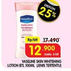 Promo Harga VASELINE Body Lotion 100 ml - Superindo