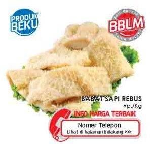 Promo Harga Sapi Babat Rebus per 100 gr - LotteMart