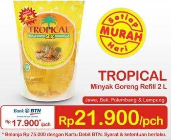 Promo Harga TROPICAL Minyak Goreng 2 ltr - Indomaret