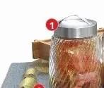 Promo Harga VIERA Jar With LID TMS 40-078 1250ml  - Lotte Grosir
